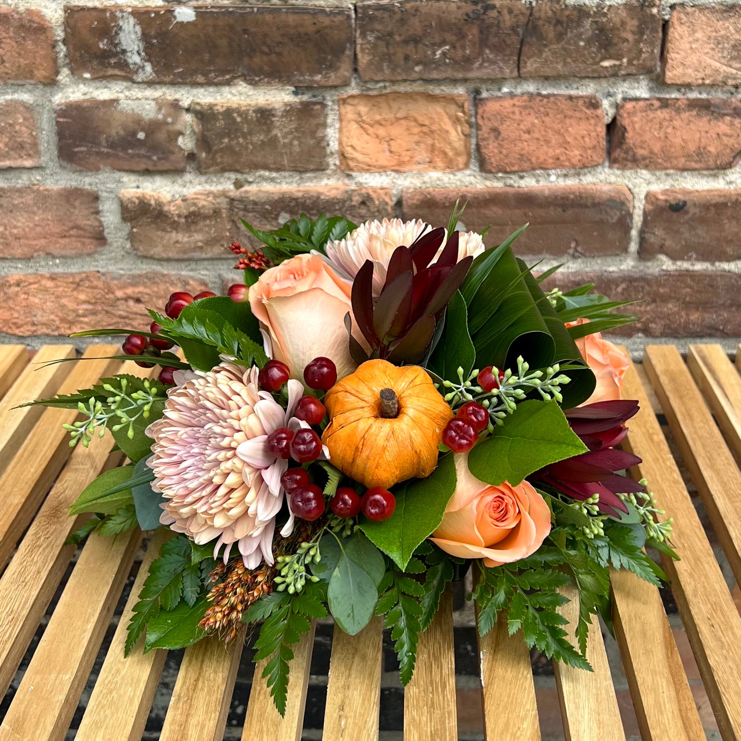 Thankful Round Table Centerpiece