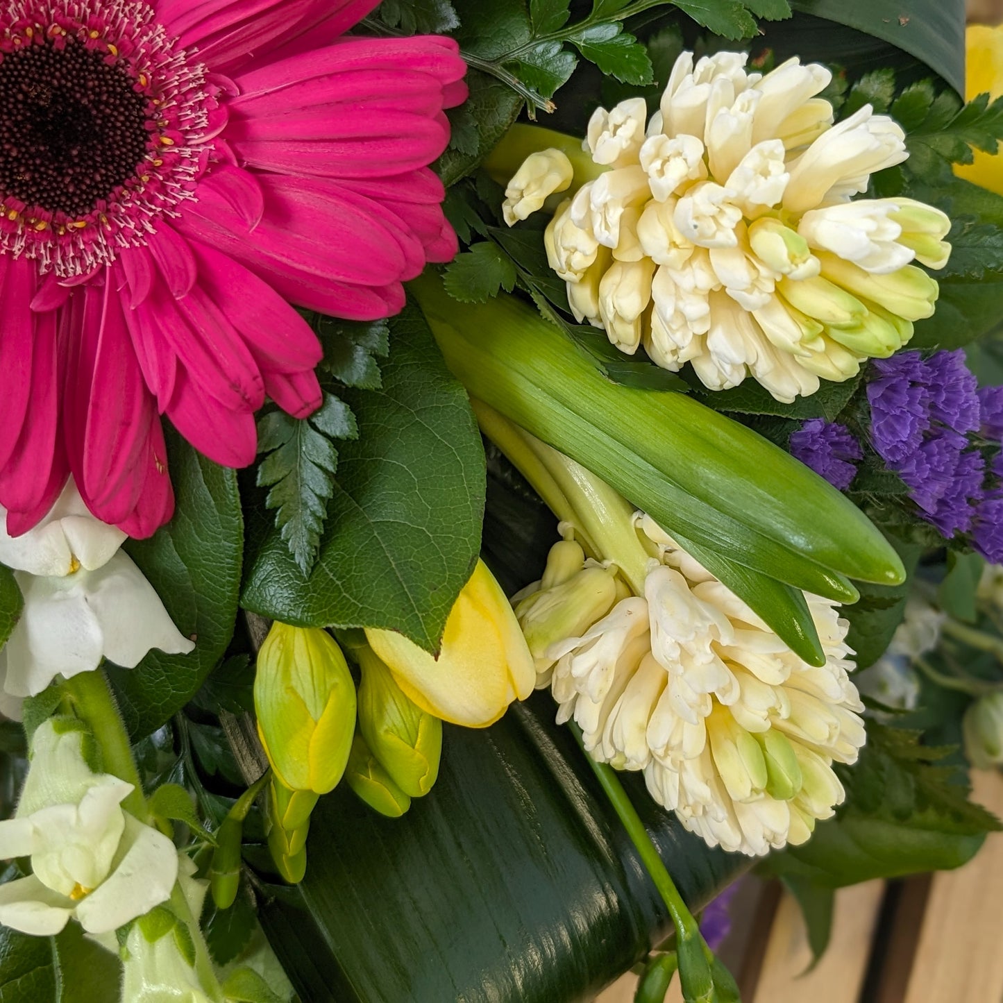 Colourful Oblong Easter Table Centerpiece