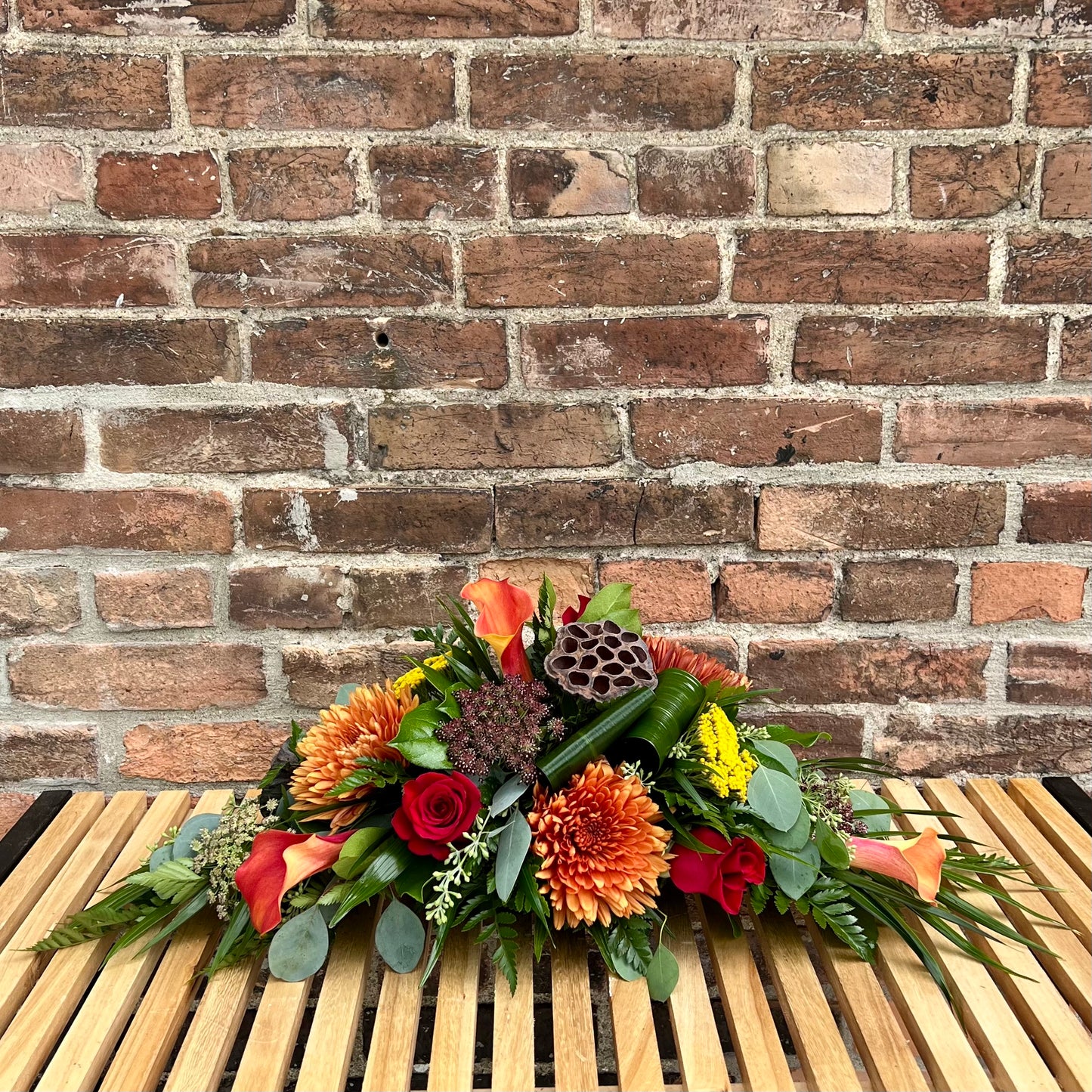 Grateful Oblong Table Centrepiece